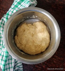 Dough after rising