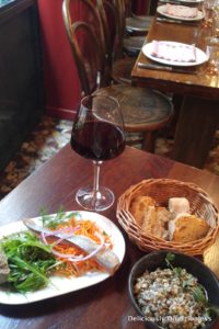 Starters at Le Bouchon des Filles Lyon France