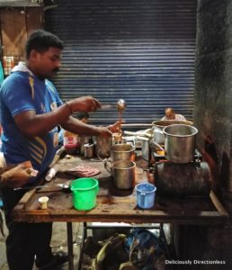 Tea vendor near CST